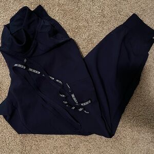 Navy Med Couture Touch Women's Jogger Yoga Pant- size medium